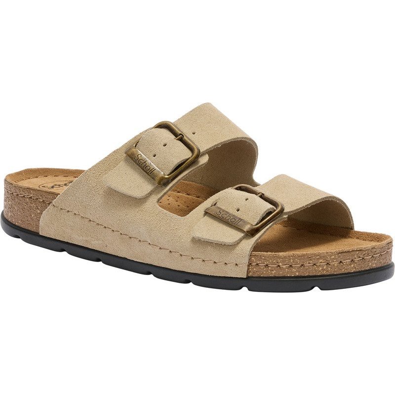 PACK 14 BORA 2 BUCKLES MAN (H) CUIR SUEDE DARK BEIGE